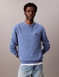 Calvin Klein Jeans Heren 400GSM TRRY BDG CRWN LV04RC273G sweatshirts, blauw (doffe Nijlblauw), XL