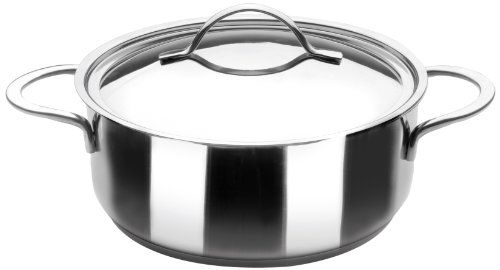Ibili Braadpan Noah met deksel 18 cm - Zilver