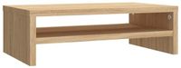 vidaXL Monitorstandaard 42x24x13 cm bewerkt hout sonoma eikenkleurig