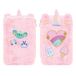 Kids Licensing Sweet Dreams & Friends Trousse scolaire en peluche, trousse double avec compartiment pour crayons, couleurs et accessoires pour filles