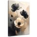 Tableau Moderne Fleurs Beige Pastel 30x45
