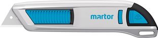 MARTOR SECUNORM 500 veiligheidsmes met terugtrekking, aluminium, voor rechts- & linkshandigen