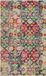 Safavieh Monaco Collectie MNC248 Boho Chic Geweven Vloerkleed, Grijs & Fuchsia, 91 x 152 cm