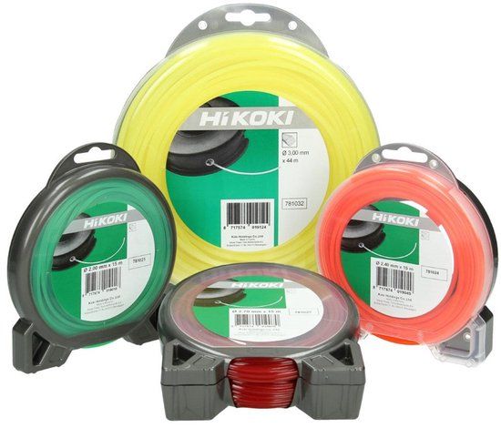 HiKOKI Maaidraad 2.7mm x 28m - rood - vierkant