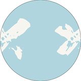 Bonateks Ronde digitaal bedrukte muismat, antislip onderkant, voor kantoor en thuis, diameter: 22 cm