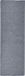 vidaXL Tapis d'extérieur plat tissé 80x250 cm bleu