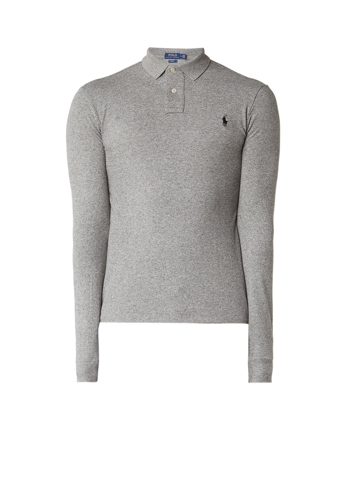 Ralph Lauren Custom Slim fit polo met lange mouw