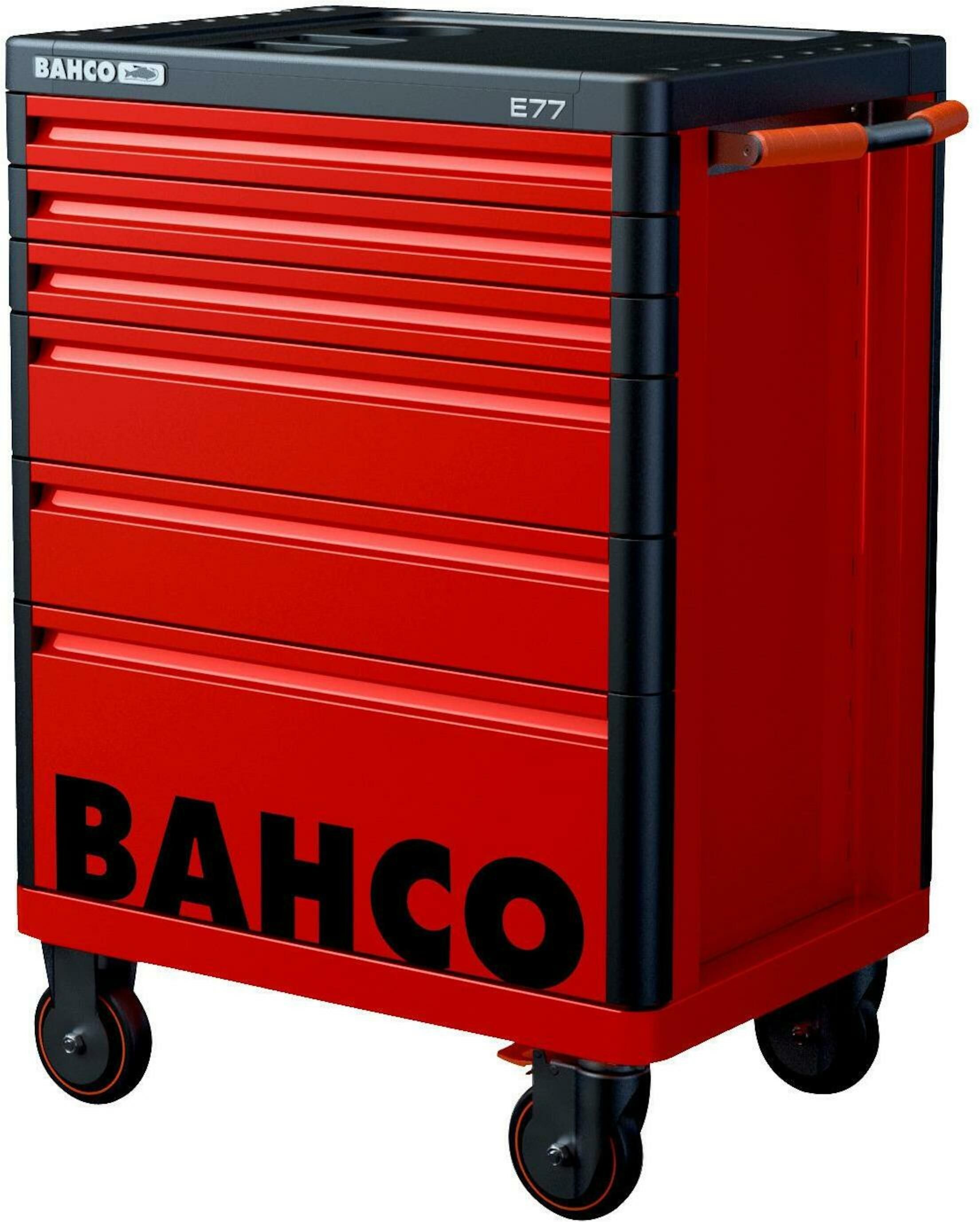 Bahco Gereedschapswagen 'Premium' E77 26" met 6 lades rood | 693 mm x 510 mm x 965 mm - 1477K6RED