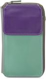 Mywalit Lederen portefeuille 11 cm - Unisex - Staand formaat - orchid