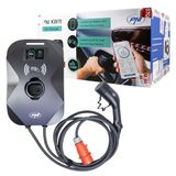 PNI KW11 16A, 11KW laadstation, voor elektrische auto's, 85V - 415V, 7-pins Type2-kabel, 3,5 inch scherm, met Bluetooth, laadactivering via app en RFID-kaart, IP55