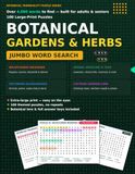 4000 Botanical Gardens & Herbal Lore Word Search for Adults & Seniors