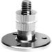 Adam Hall Stands D921 zwanenhals montagebodemplaat zilver