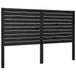 VidaXL Hoofdbord 146x4x100 cm massief grenenhout zwart