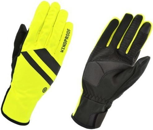 AGU Windproof handschoenen fluorescerend geel L heren