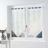Douceur d'Intérieur Salina voile zandkleuren gordijn beige 2 x 60 x 160 cm