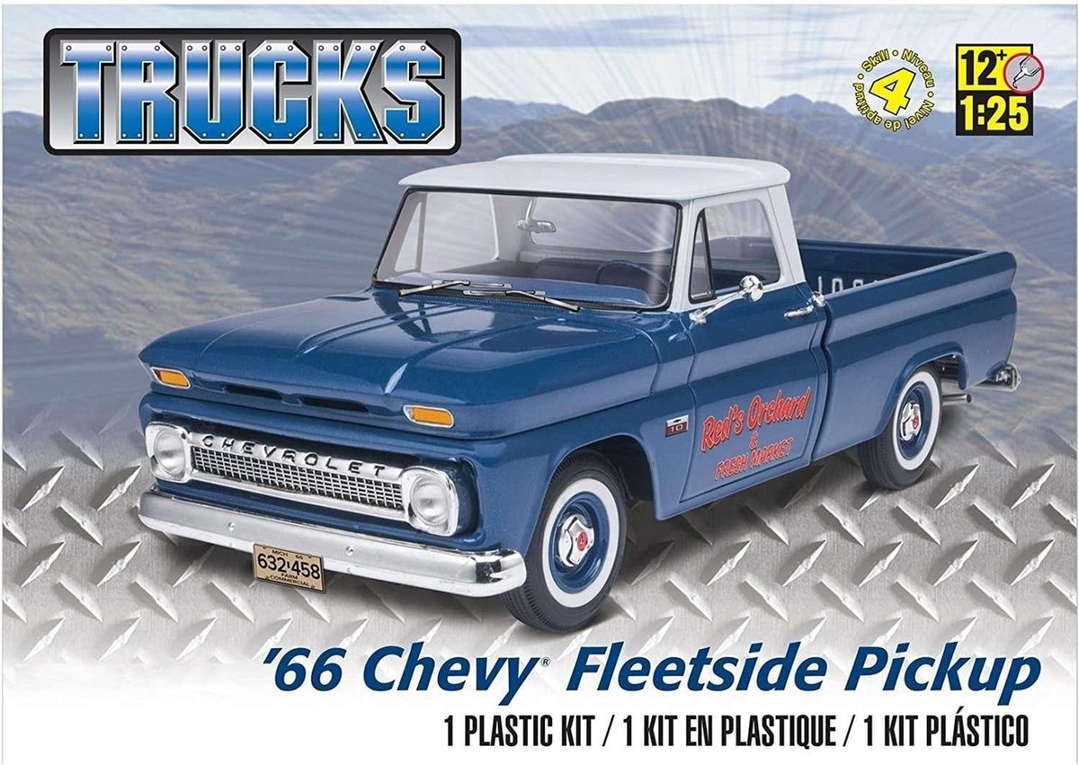 Revell Modelbouwset Chevy Fleetside 1:25 Blauw 112-delig