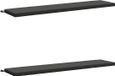 vidaXL Coussins de banc SOEST 2 pièces 100% Polyester Anthracite 200 x 40 x 5 cm