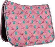 HKM Napels Zadeldek Roze/Aqua PVZ