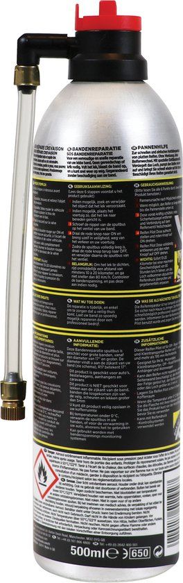 Holts Tyreweld Bandenreparatiespray - 500 ml - Zwart