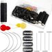 Allecto Plus - Set de 85 pièces pour la fabrication de perruques et d'extensions de cheveux avec clips en U, aiguilles, épingles en T et plus.