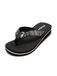 Brasileras Teenslipper 'Maya' zwart / wit