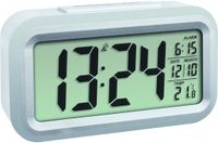 TFA Dostmann Lumio Plus Réveil - Radiocommandé - Blanc/Argent
