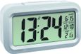 TFA Dostmann Lumio Plus Réveil - Radiocommandé - Blanc/Argent