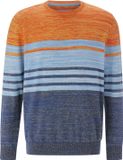 Babista heren Trui - 68/70 - blauw - Katoen - Ronde hals - Lange mouw - Regular Fit - Gestreept