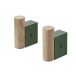 Muuto Crochet Lot de 2 Chêne vert foncé