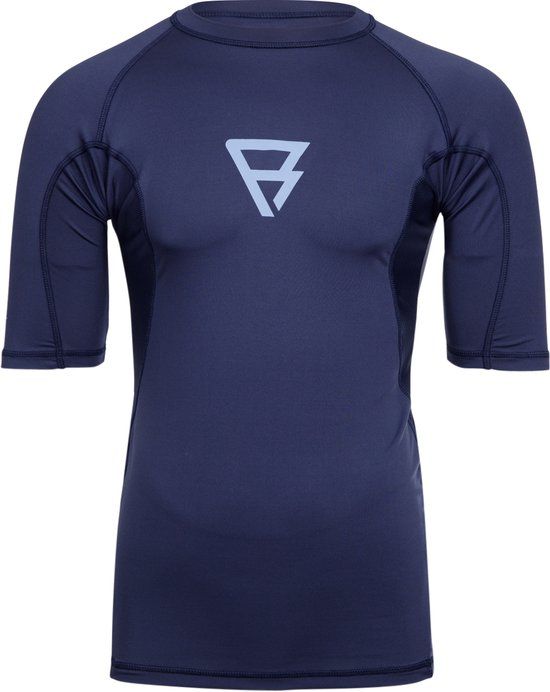 Brunotti Waveguard Rashguard Indigo Blue Heren UV-shirt UPF 50+ Korte Mouw M