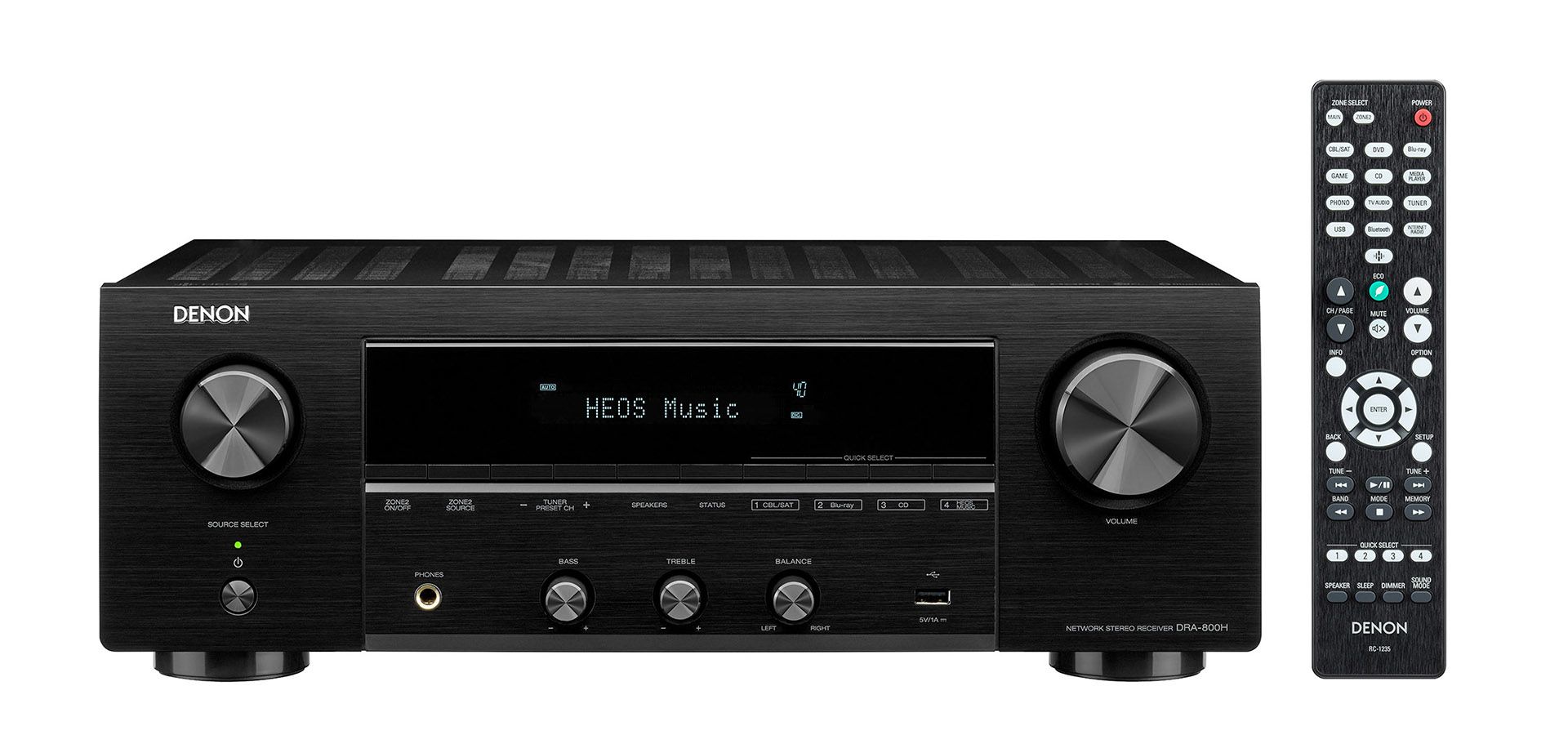 Denon DRA-800H AV Receiver - Surround - 100W - Zwart