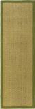 Safavieh Natural Fiber Indoor Geweven Vloerkleed, Natural Fiber Collectie, NF115, in Natuurlijk & Olijf, 76 X 244 cm