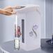 Merkloos Warmwaterdispenser 4L RVS Elektrische Thermopot met Knopbediening voor Thuis en Kantoor