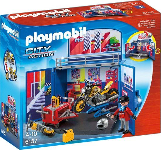 PLAYMOBIL Speelbox "Motorwerkplaats"