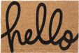 Merkloos Relaxdays Deurmat Kokos - Hello Opdruk - 40x60 cm