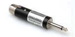 Hosa Technology XLR3 Vrouwelijk naar 1/4" TS Impedantie Transformator Zwart