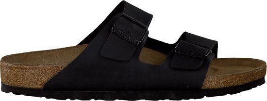 Birkenstock Arizona BF Regular Heren Slippers - Black - Maat 46