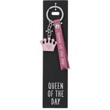 Depesche sleutelhanger Queen of the Day met engel hanger