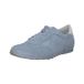 Paul Green Damessneakers 5542-019 in blauw geperforeerd/gevlochten