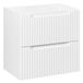 AC-Déco Astral Badkamermeubel onder de wastafel, wit, mat, 60 cm, 2 lades, gefreesd