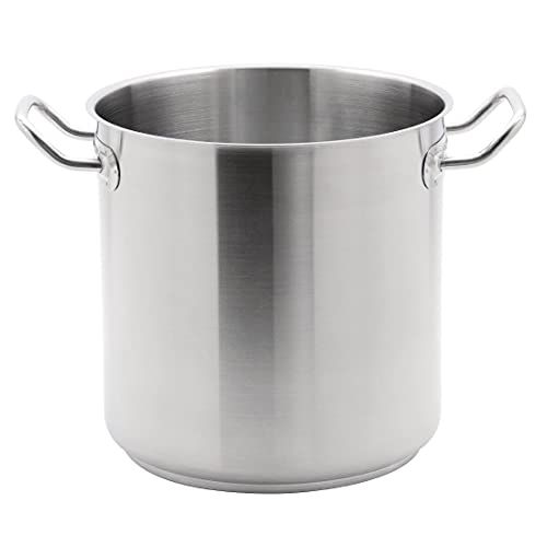 Vogue Deep Stockpot - 300x300mm - 20.5Ltr - Stainless Steel