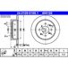 ATE Lot De 2 Disques De Frein 24.0109-0168.1 Honda 42510-sel-t50