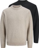 JACK&JONES - JJESOHO OLLIE KNIT CREW NECK 2PK MP - Heren - Gebreide truien