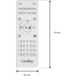 Lindby Lumaro afstandsbediening, wit, 14 cm