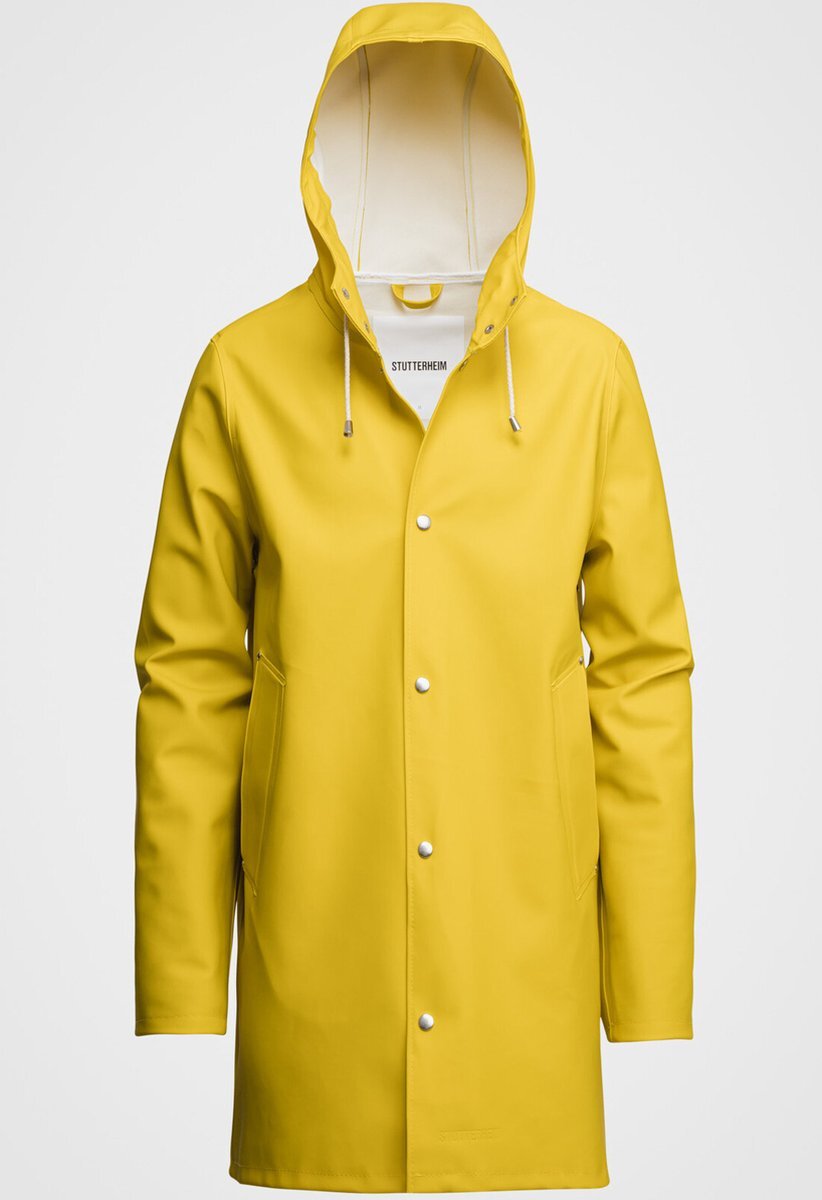 Stutterheim - Regenjas voor dames en heren - Stockholm - Geel - maat XS