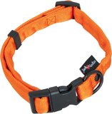 jack and vanilla Jack & Vanilla Comfort Tube Nylon Hondenhalsband - Oranje - M