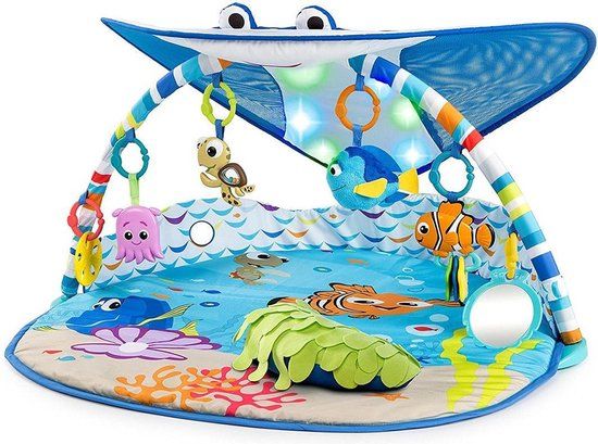 Bright Starts Mr. Ray Ocean Lights Activity Gym - Babygym - Blauw