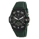 Breil ICE Quartz Polshorloge Mannen Zwart Groen Zilverkleurig Staal