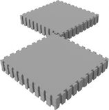 Gorilla Sports Vloermatten - Beschermingsmatten - 16 stuks - Totaal 5,76 m2 - Grijs - Sportvloer - Puzzel