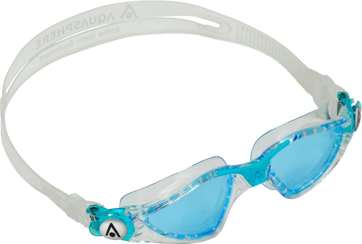 Aquasphere Aquasphere Kayenne Junior - Zwembril - Kinderen - Blue Lens - Transparant/Aqua